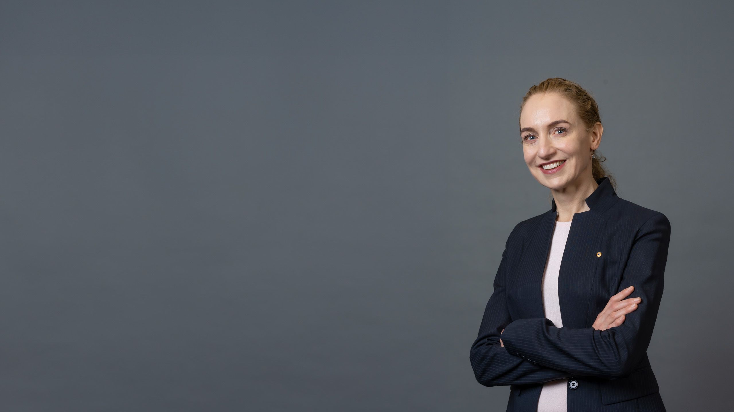 A portrait of Professor Georgina Long AO